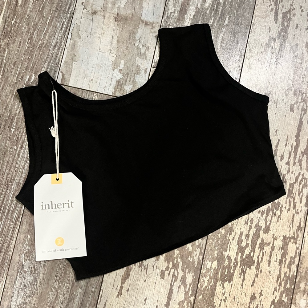 Inheritco half tee black tank
